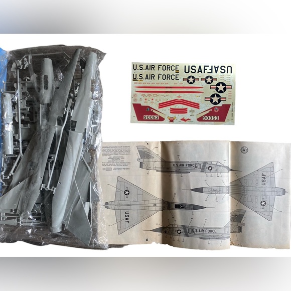 Vintage 1983 Monogram 1/48 F-106 Delta Dart #5809 - Factory Sealed - Picture 2 of 6